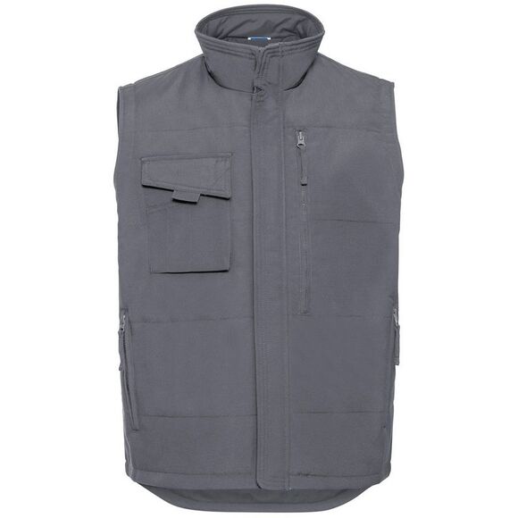 Russell Mens Heavy Duty Vest / Convoy Gray